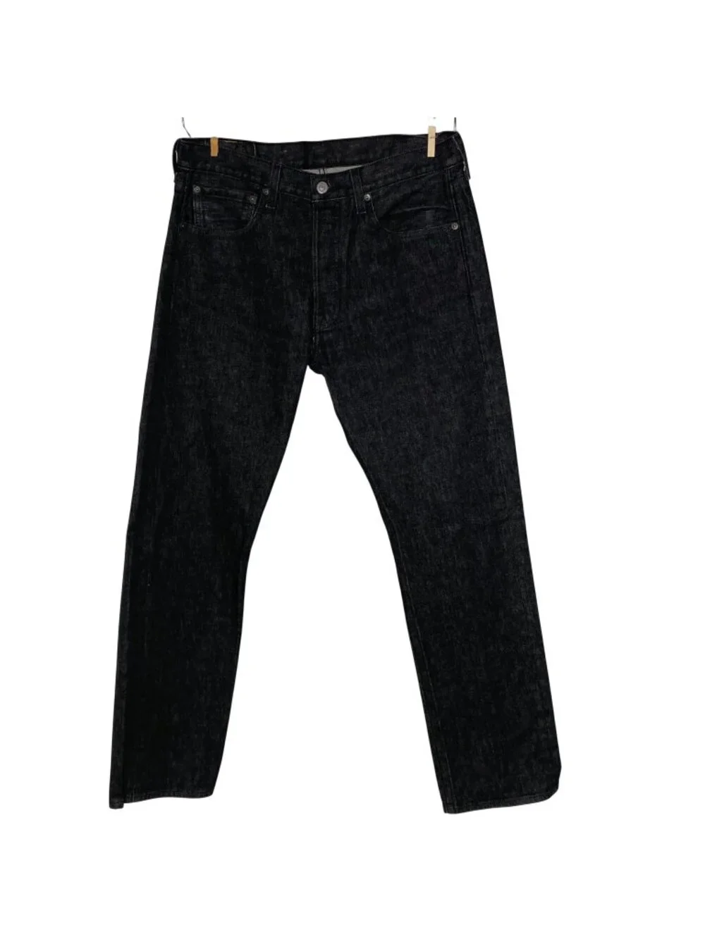 Levi's 501 Men's Original Jeans Black with White Flecks Sz 32x30 Button Fly
